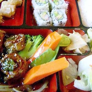 beef teriyaki bento box