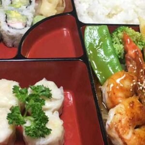 shrimp teriyaki bento box