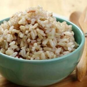 side of brown rice