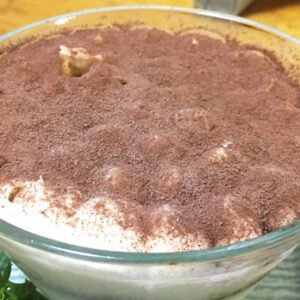 tiramisu glass
