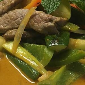 beef red curry