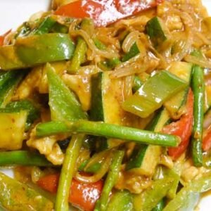chicken red curry