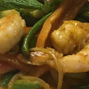 shrimp red curry