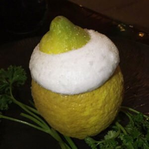 lemon sorbet