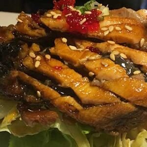 salmon skin salad