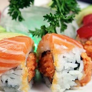 spicy rainbow roll