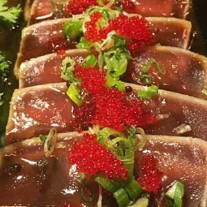 black pepper tuna appetizer